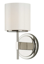  WS172AOPPNX3 - Wall Sconce Lenox 9 Opal Polished Nickel  GY6.35 Xenon 35W